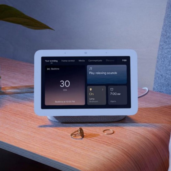 Смарт тонколона Google Nest Hub 2nd gen, Сензорен екран, Гласов асистент, Тъмно сива Смарт тонколона Google Nest Hub 2nd gen, Сензорен екран, Гласов асистент, Тъмно сива