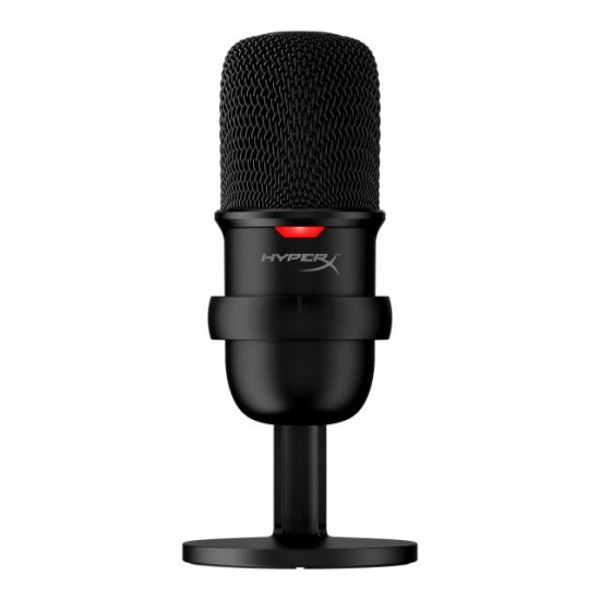 Настолен микрофон HyperX SoloCast – USB микрофон с кардиоиден режим и високо качество на звука
